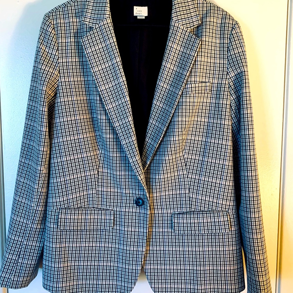 Black and pink blazer